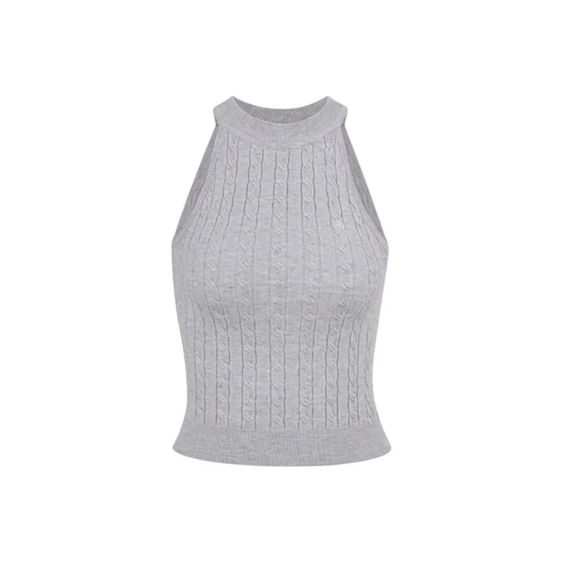 DOKZB Tank Tops Women's Gray-0