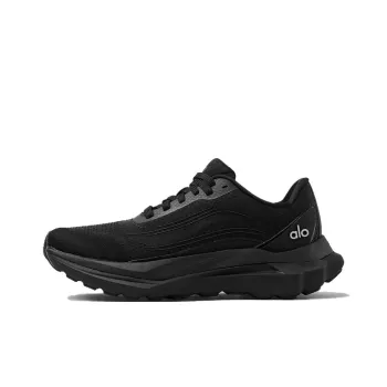 Alo Yoga Anti Slip Wear Resistant Low Top Running Shoes Unisex Black