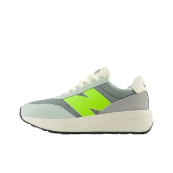 New Balance 370 Anti Slip Wear Resistant Low Top Running Shoes Women's Gray Green