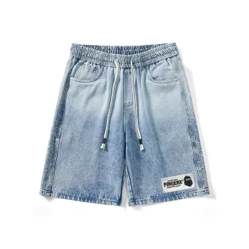 Fingercroxx Denim Shorts Unisex Light Blue