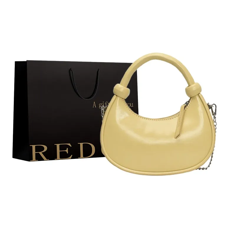 REDOO PU Handbag Women's White/Gray/Yellow/Black/Red-4