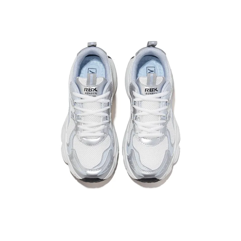 RENBEN Breathable Height Increasing Abrasion Resistant Low Top Chunky Sneakers Women's-3