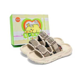 Budding Bear EVA Slip Resistant Odor Resistant Abrasion Resistant Slide Slippers Men's Box
