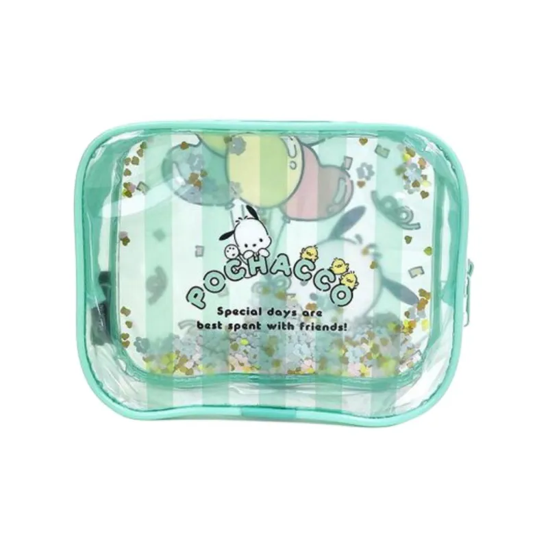 Sanrio Polyvinyl Chloride Travel Storage Bag Unisex Green-2