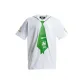 White, Green Pattern
