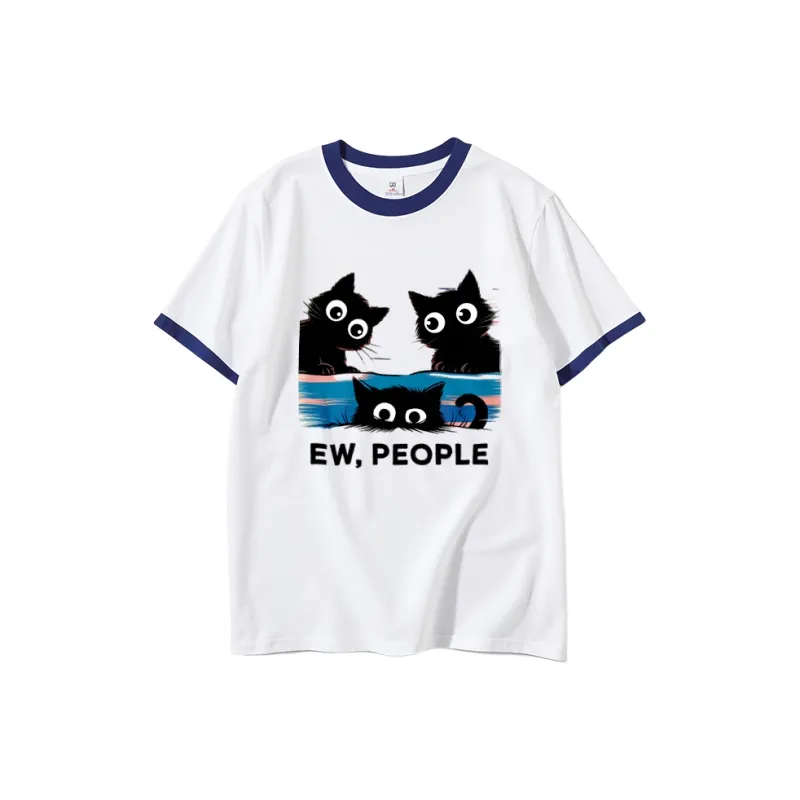 FAIRWHALE Drop Shoulder Sleeve T Shirt Women's-4