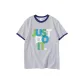 White Gray Navy Blue Edge
