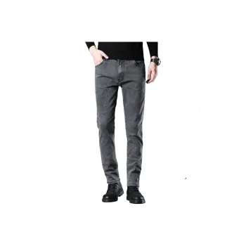 NVRFRGT Jeans Unisex Black Gray Color