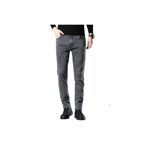 NVRFRGT Jeans Unisex Black Gray Color