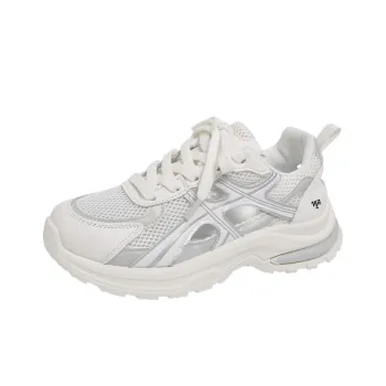 NANJIREN Abrasion Resistant Coverage Support Lightweight Low Top Chunky Sneakers Women's