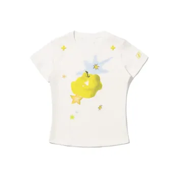ABCMININ T Shirts Women's White