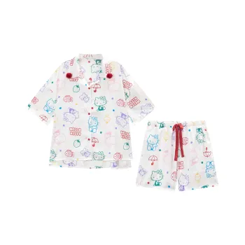 GUKOO x Hello Kitty Sanrio Series Pajama Set Women's