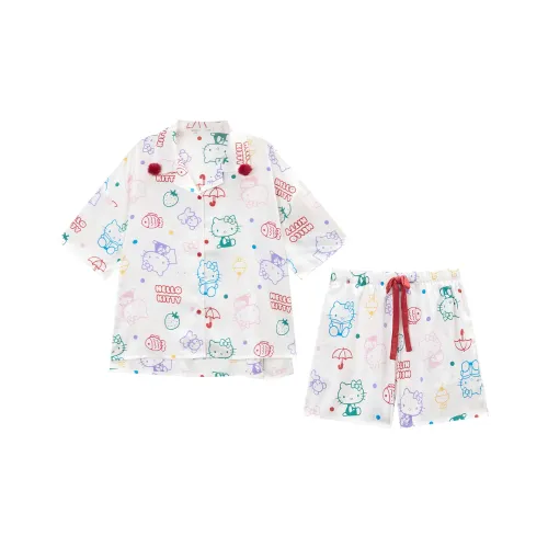 GUKOO x Hello Kitty Sanrio Series Pajama Set Women's