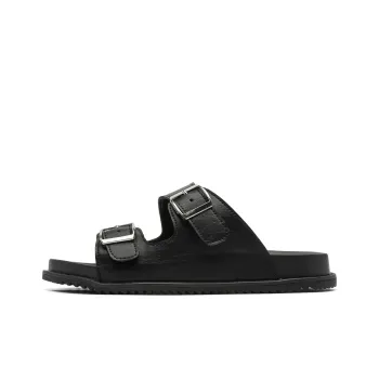 WEISHIBANGWEI Slip Resistant Odor Resistant Slide Slippers Men's Black
