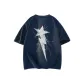 Navy Blue-White
