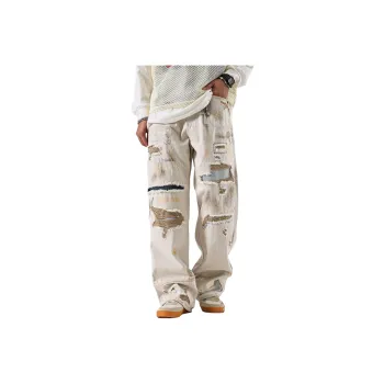 PANDA ADEVIL Jeans Unisex Ecru