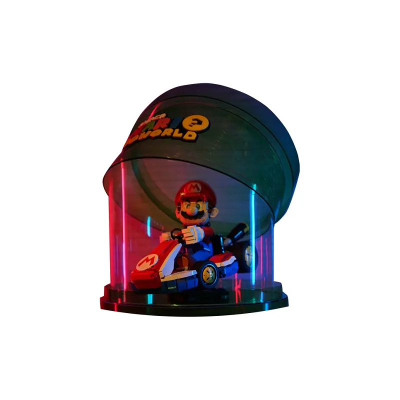 KGBOX 72037 Mario Go Kart Mario Acrylic Display Case Storage Dust Cover Model Accessories-4