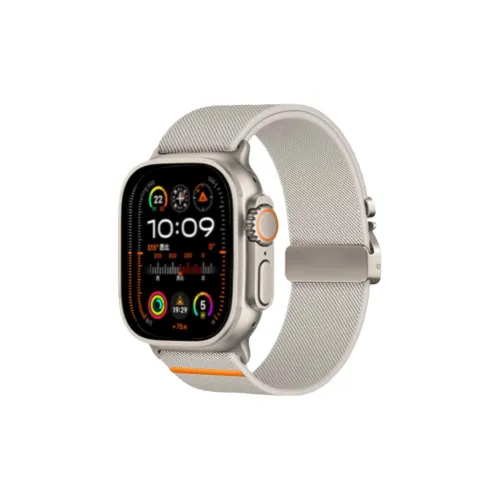 KVZUVUU Watch Band Apple Compatibility Genuine Leather Material