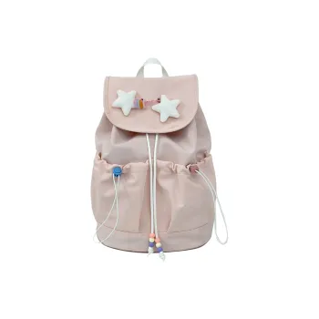 Kaka Tree Nylon Backpack Women's Pink/Black/Blue/Yellow/Green