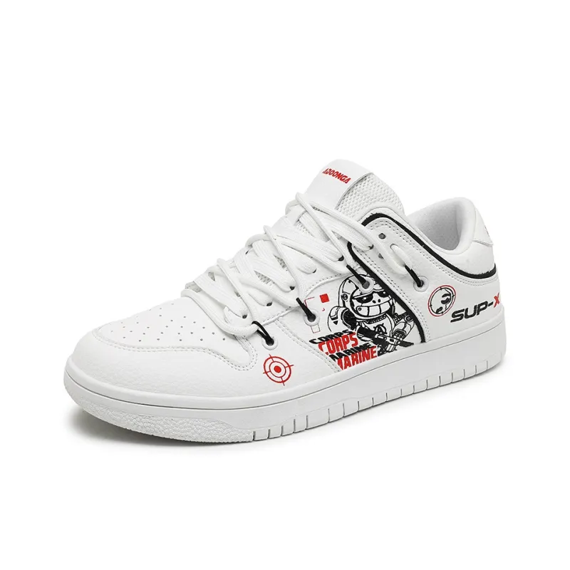 ADOONGA SUP X Slip Resistant, Abrasion Resistant, Lightweight, Height Increasing Low Top Skateboard Shoes Unisex-1