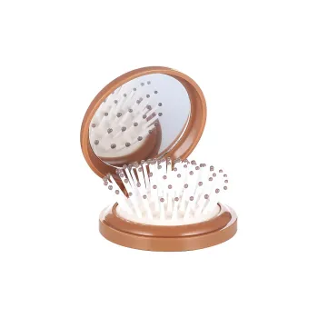 Future Maple Mini 2 in 1 Folding Mirror Air Cushion Comb Portable Comb And Mirror Set