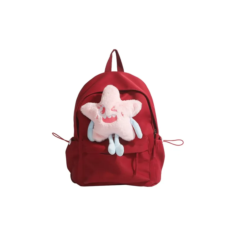 Yalu Nylon Backpack Regular Unisex Multicolor-12