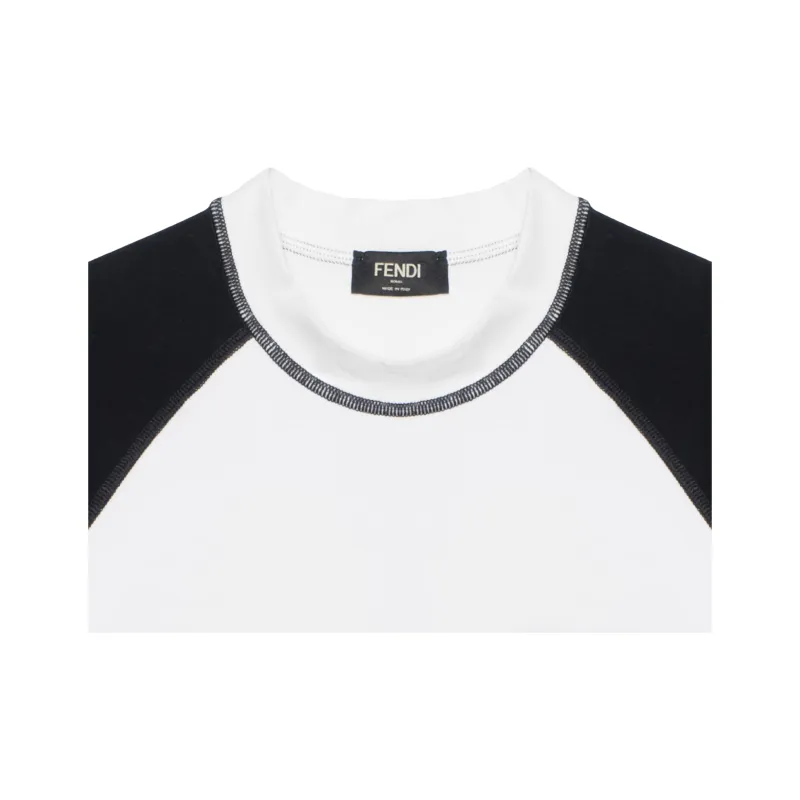 FENDI T Shirts Men White-5