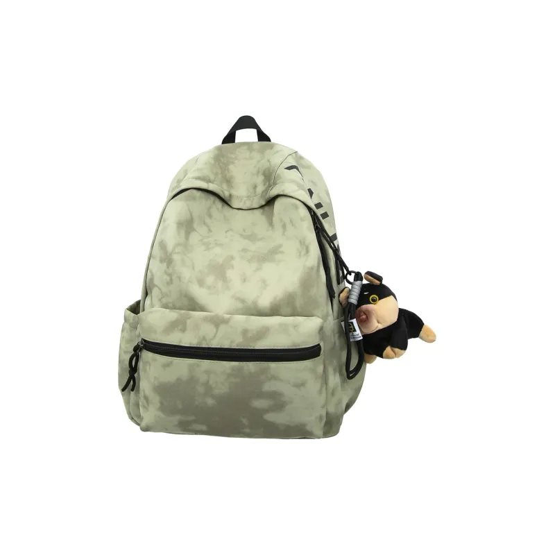 WICKBUEN Nylon Backpack Unisex White/Black/Red/Green-16