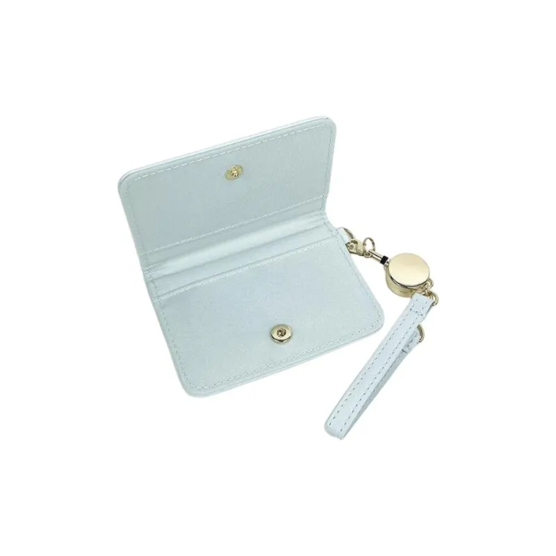 Sanrio Synthetic Leather Card Holder Women's Light Blue-2