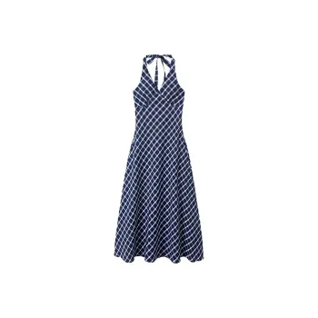 PLANE DRIFT Slip Dresses Women's Plaid Dress