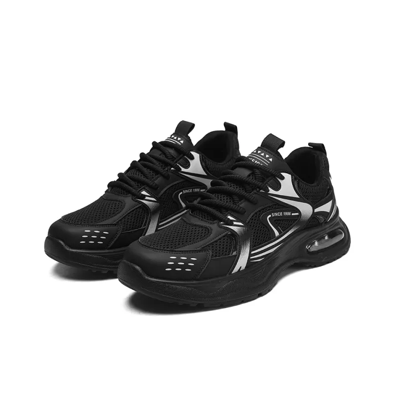 PNKE Slip Resistant, Abrasion Resistant, Breathable, Height Increasing Low Top Chunky Sneakers Men's-2