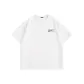 [Antibacterial Short-Sleeved T-Shirt]White (with Green Stripes Chest Logo)