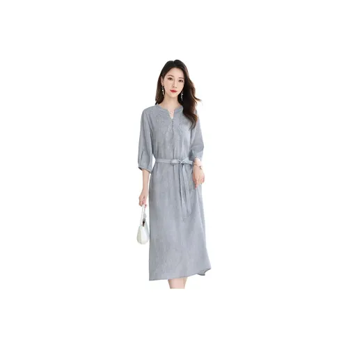 Yi Mengyuan Short Sleeved Dress Women's