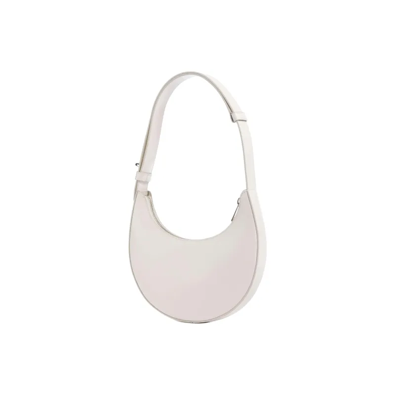 Furla Grain Leather Underarm Shoulder Bag Mini Women's Cream-1