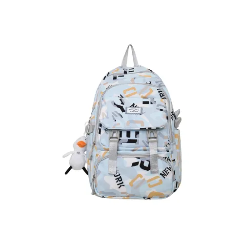 Yalu Nylon Backpack Regular Unisex Multicolor
