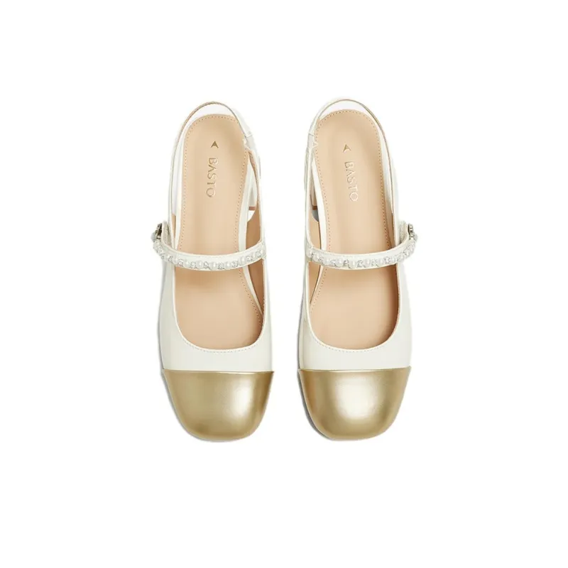 BASTO Chunky Heel High Heels Women's-6