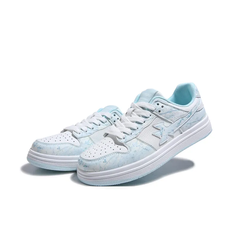 KFT Height Increasing Abrasion Resistant Breathable Slip Resistant Low Top Skateboard Shoes Unisex-26