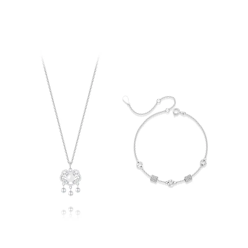 KUMET Sterling Silver Necklaces Women's-0