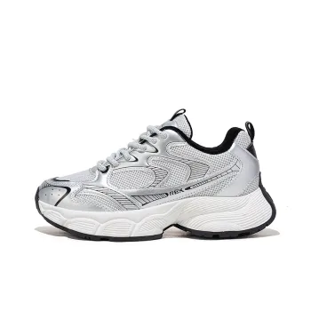RENBEN Support Lightweight Height Increasing Low Top Chunky Sneakers Women's Gray