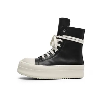 MOMGOG High Top Skateboard Shoes Unisex Black