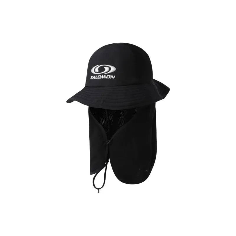 SALOMON Nylon Bucket Hats Unisex Black-0