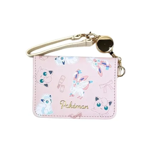 POKEMON Polyester Card Holder Women's Pink