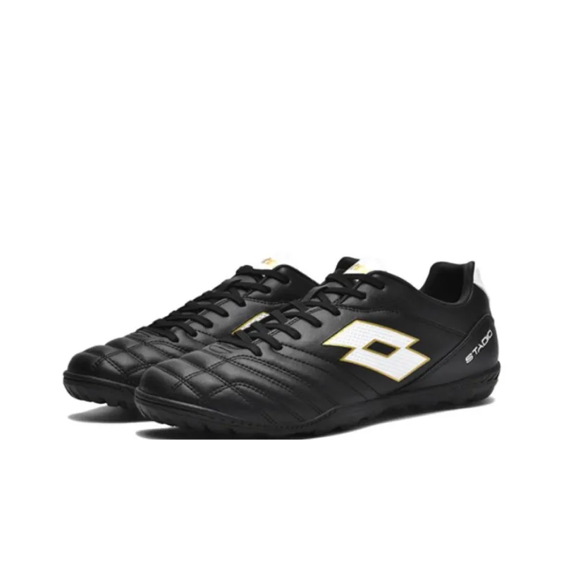 LOTTO SOLISTA Collection Anti Slip Wear Resistant Soccer Shoes Men's Black-1