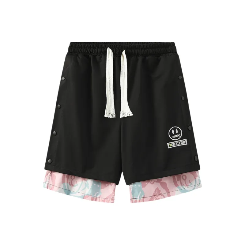 WARNING LIGHT Casual Shorts Unisex-3
