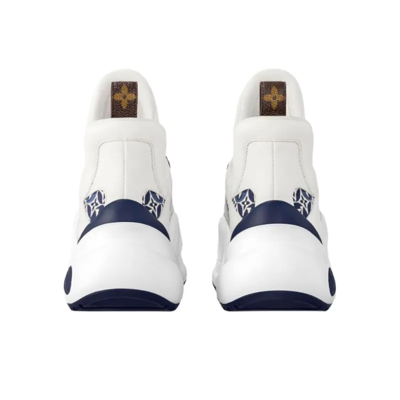 LOUIS VUITTON Archlight Low Top Chunky Sneakers Women's Blue White-4