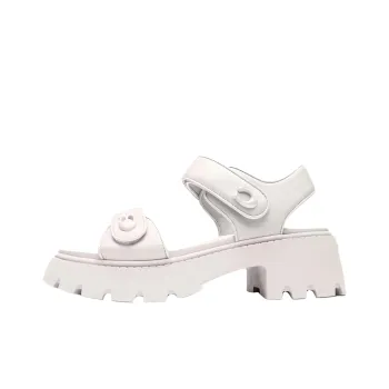 COACH Brynn One Strap Sandals Women's White