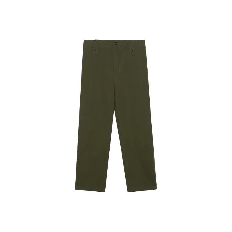 Alexander McQueen Casual Pants Men's Army Green-0