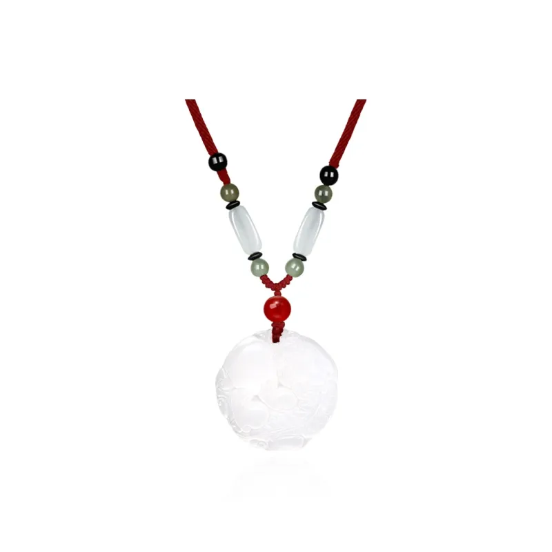 MOVER Chalcedony Jade Necklaces Unisex-0