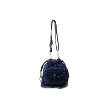 GOBLIN SHARKS 1759 Fabric Crossbody Bag, Shoulder Bag Regular Women's Dark Blue/Black/Light Blue