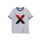 White Gray Navy Blue Edge
